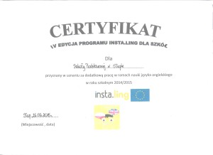 Certyfikat 001