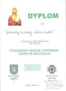 dyplom dla gromady zuchowej Leśne Ludki 001